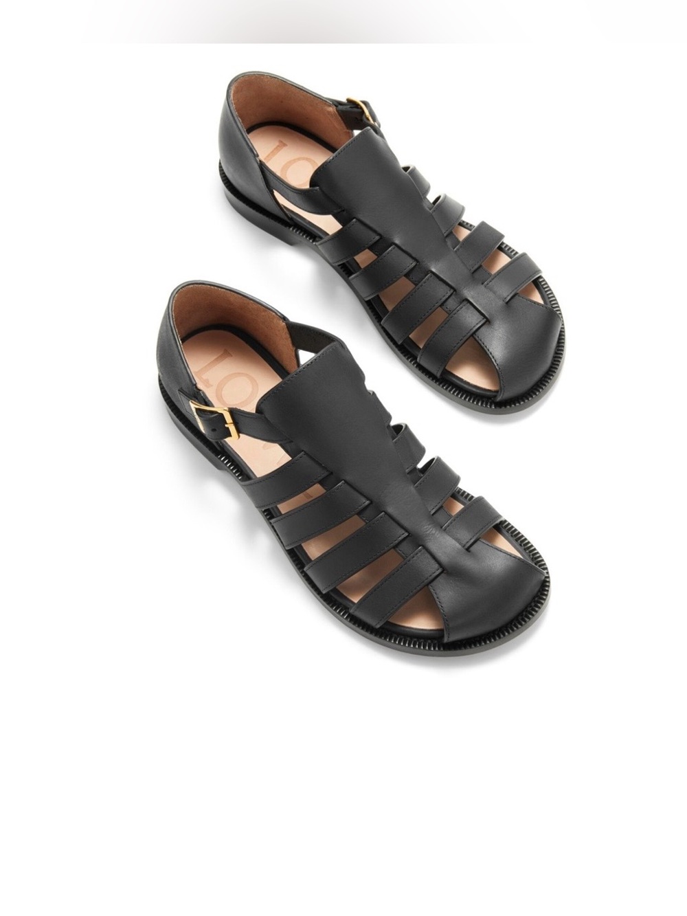 NWT Loewe Campo Sandals in Waxed Calfskin Size 9
